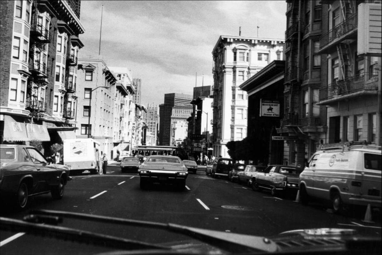 #55 Bush Street east of Powell Street, 1973.