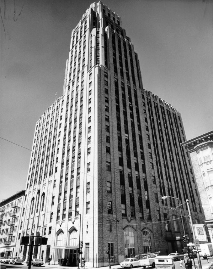 #174 McAllister and Leavenworth streets, 1970s.