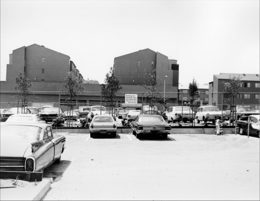 #176 Housing projects at McAllister and Buchanan streets, 1971.