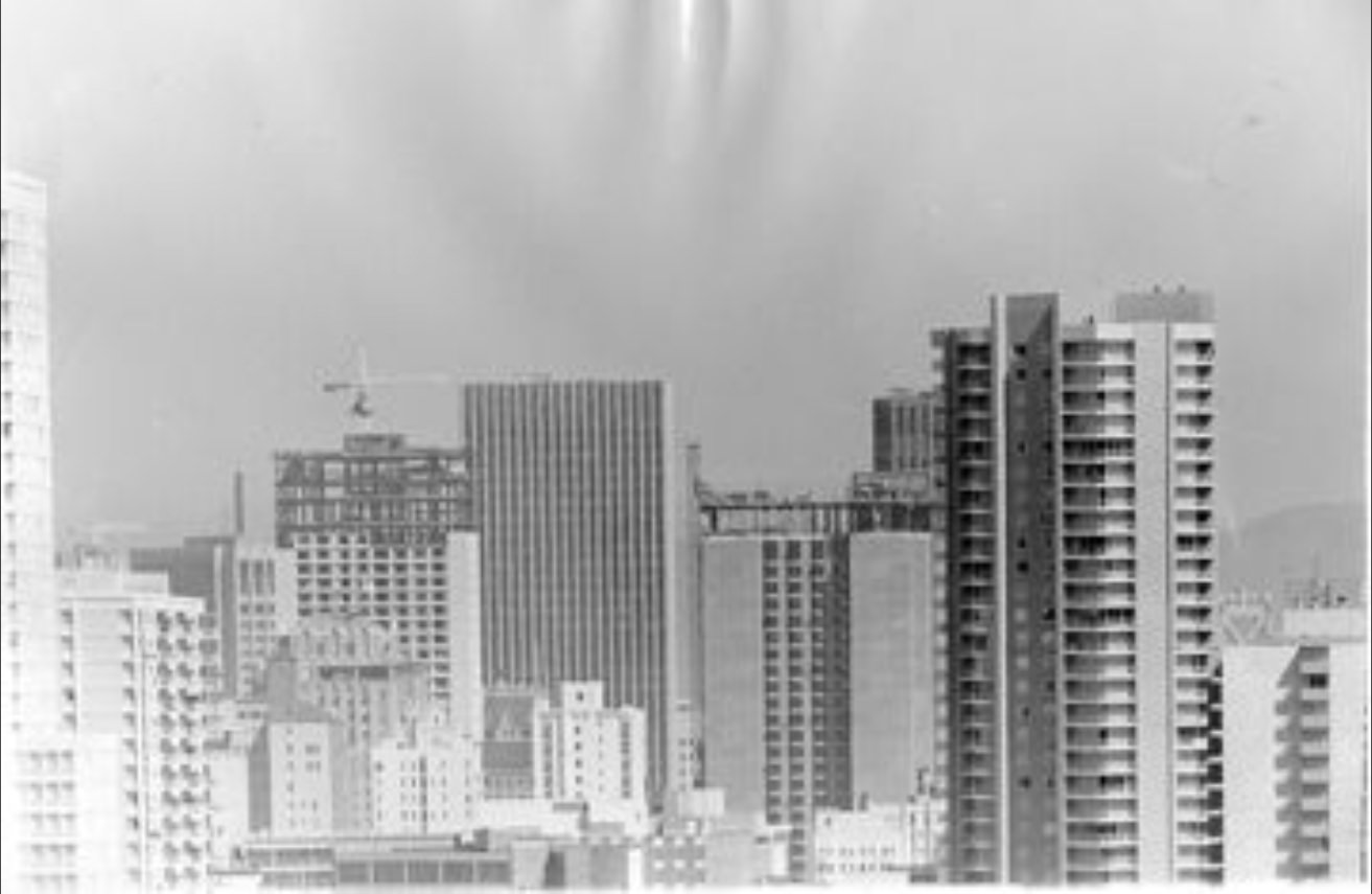#75 View of buildings under construction in downtown San Francisco, 1971.
