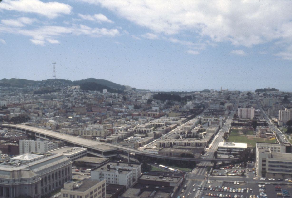 #194 View of Western Addition and Central Freeway, 1979.