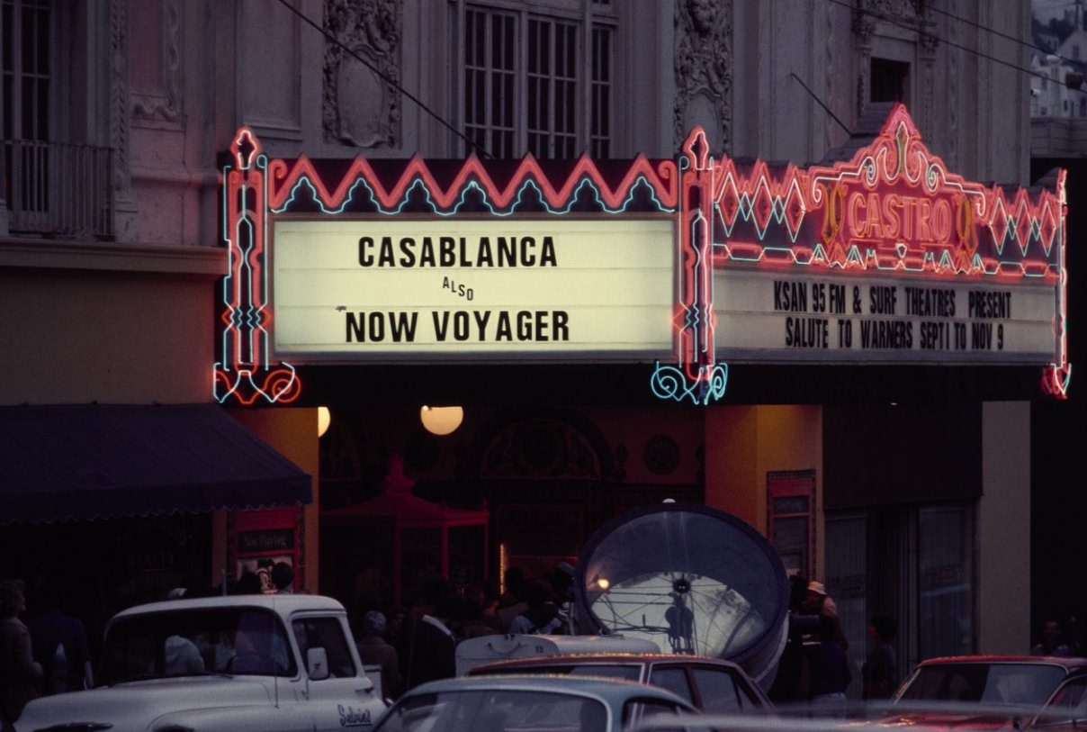 #89 Castro Theater awning and entrance, 1976.
