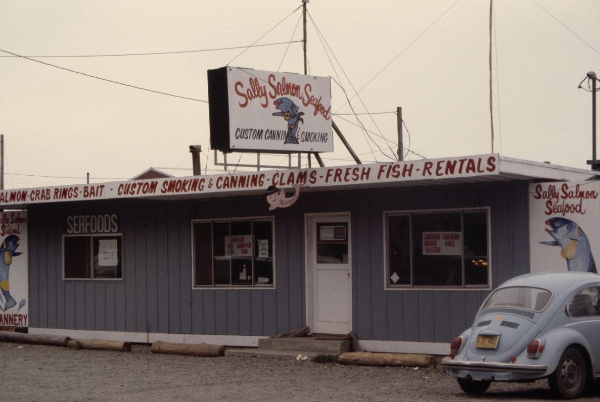#102 Sally Salmon Seafood in Coos Bay, Oregon, 1978.