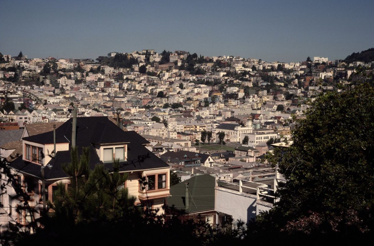 #103 San Francisco cityscape, 1976.