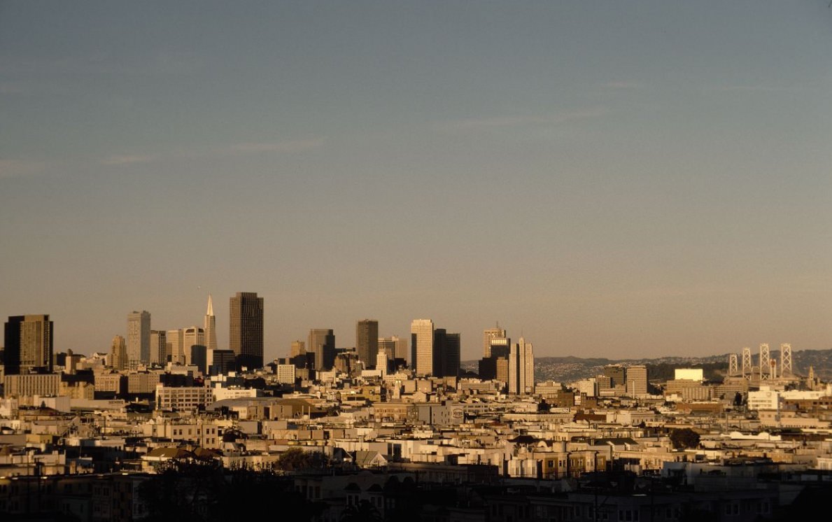 #105 San Francisco skyline, 1975.