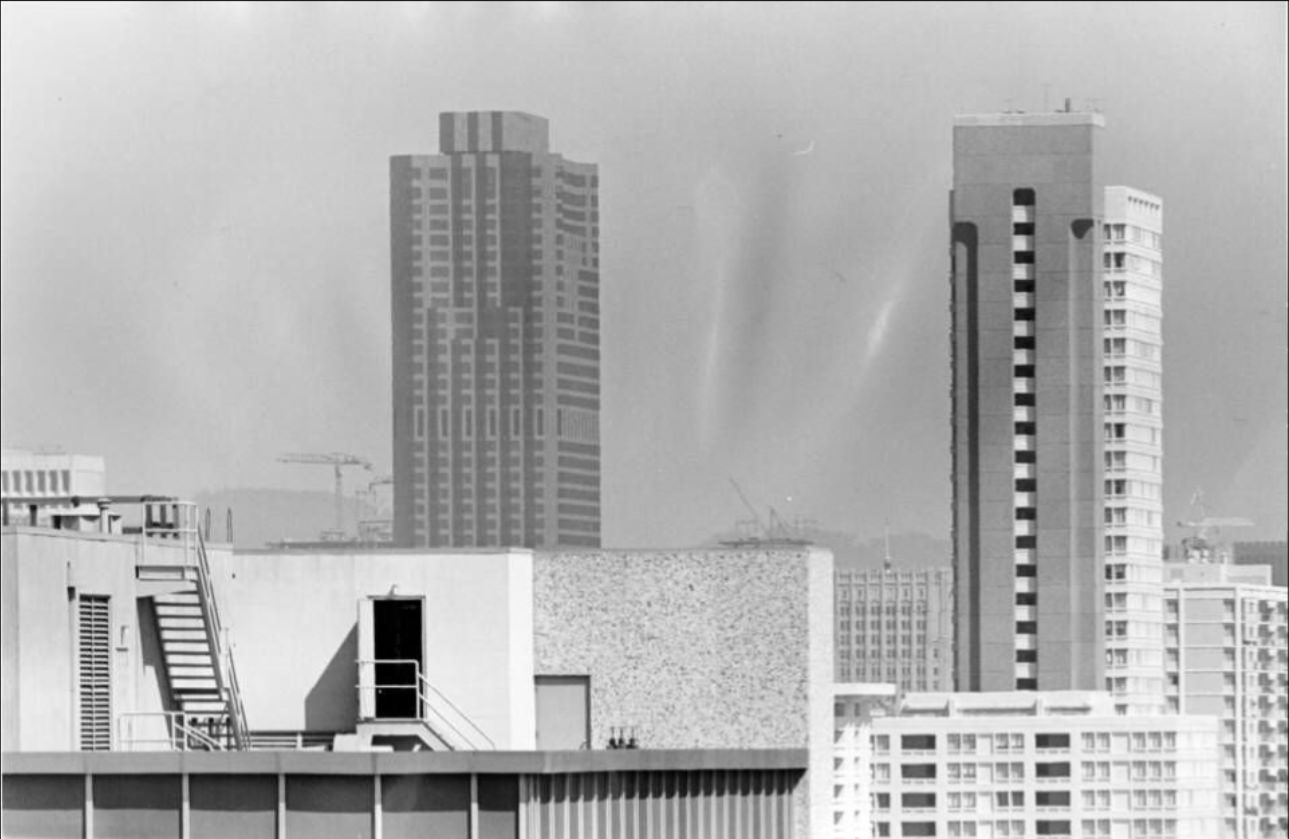 #116 View from Kaiser Hospital, 1971.