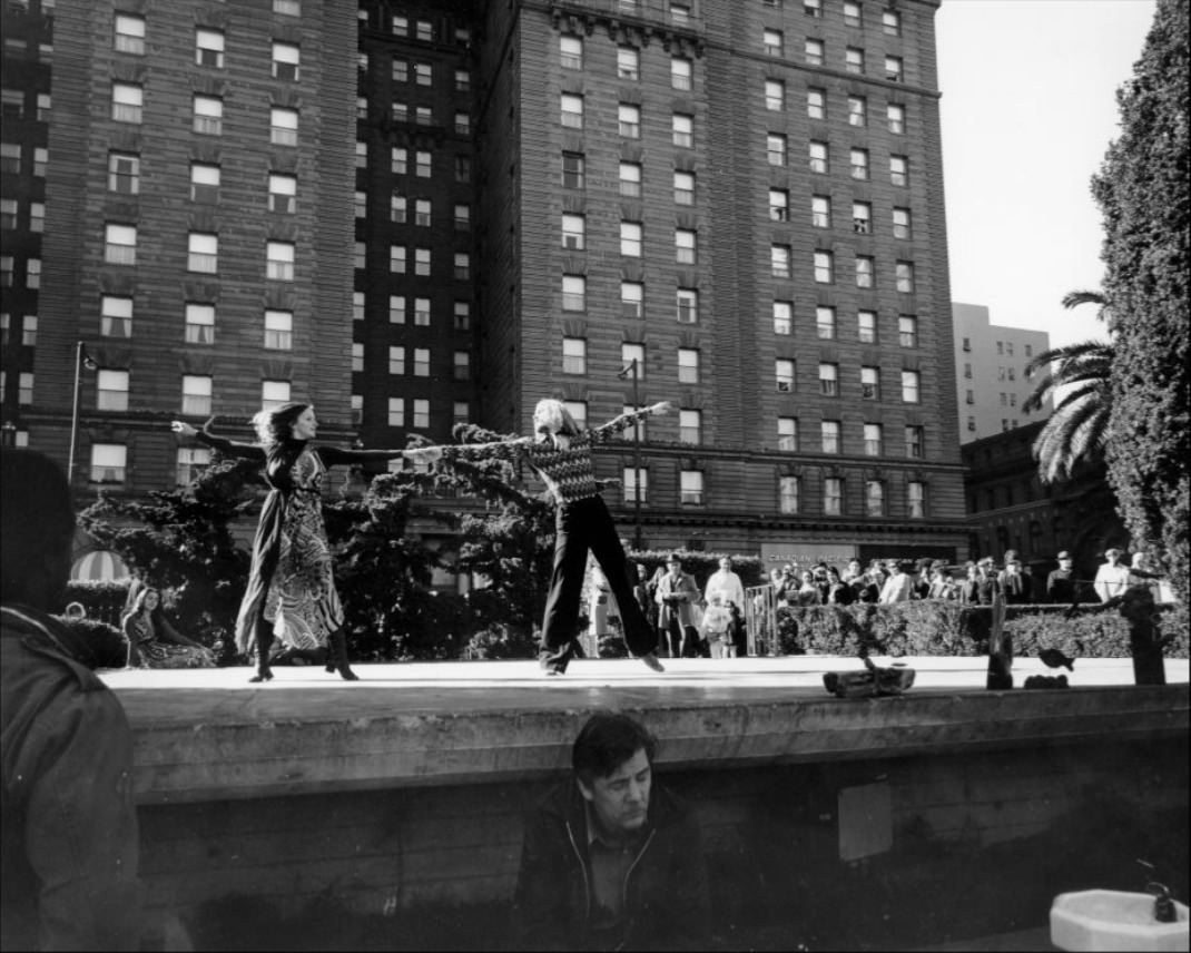 #125 Dancers perform in Union Square, 1972.