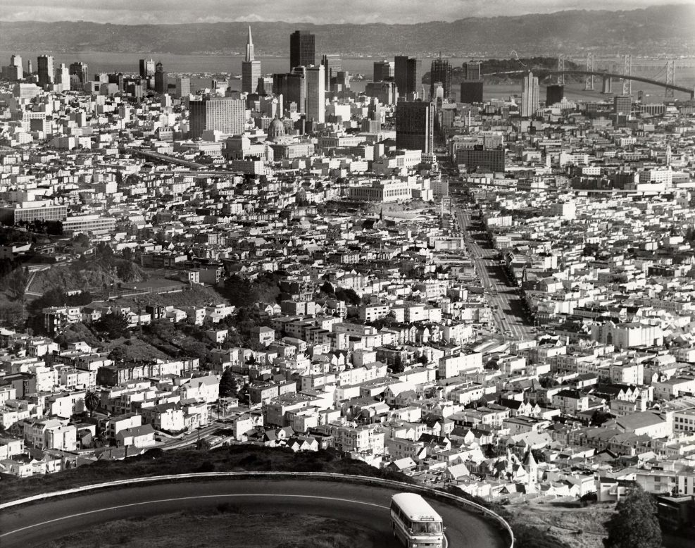 #6 View of San Francisco from Twin Peaks, 1972.
