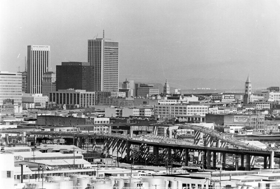 #138 View northeast from Potrero Hill, 1971.
