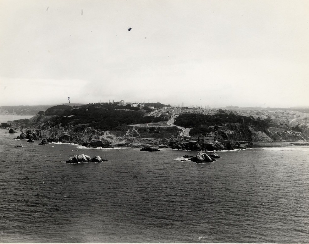 #31 Aerial view of Lands End, 1973.