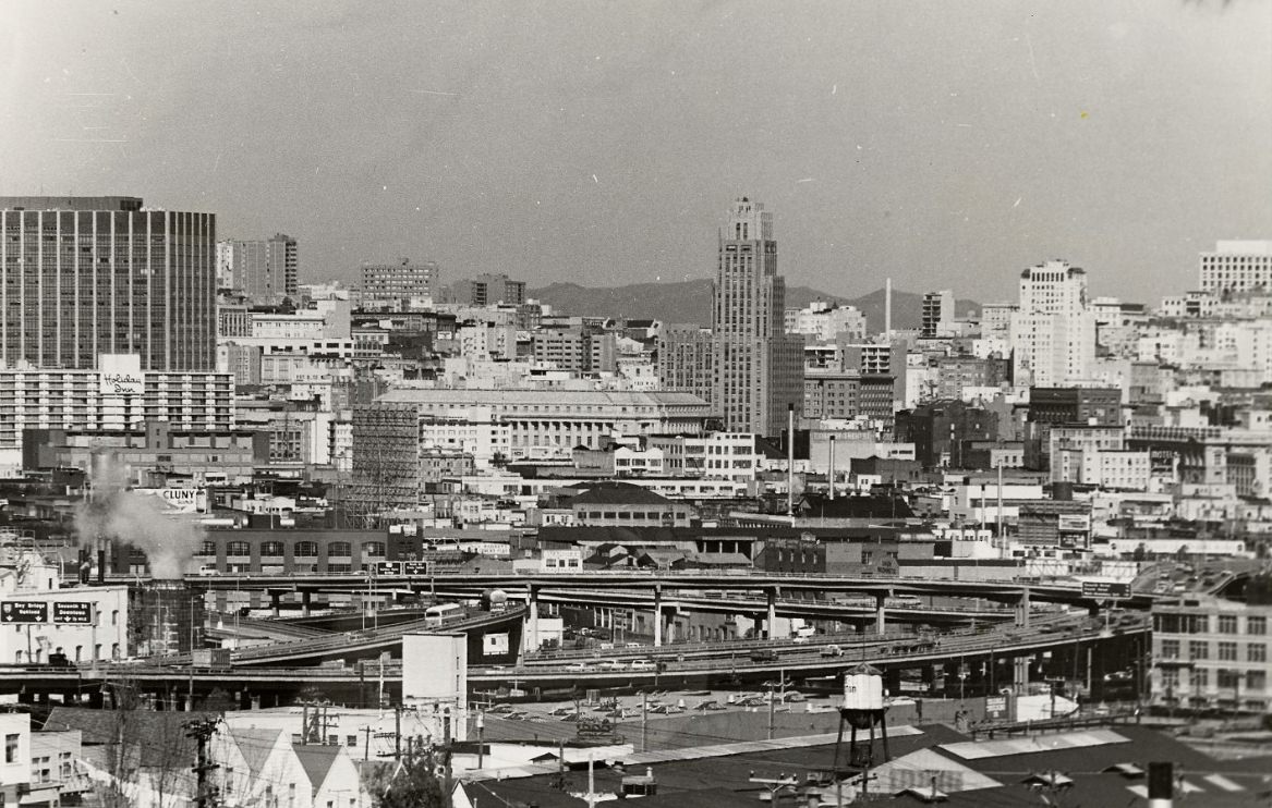 #45 View northwest from Potrero Hill, 1971.