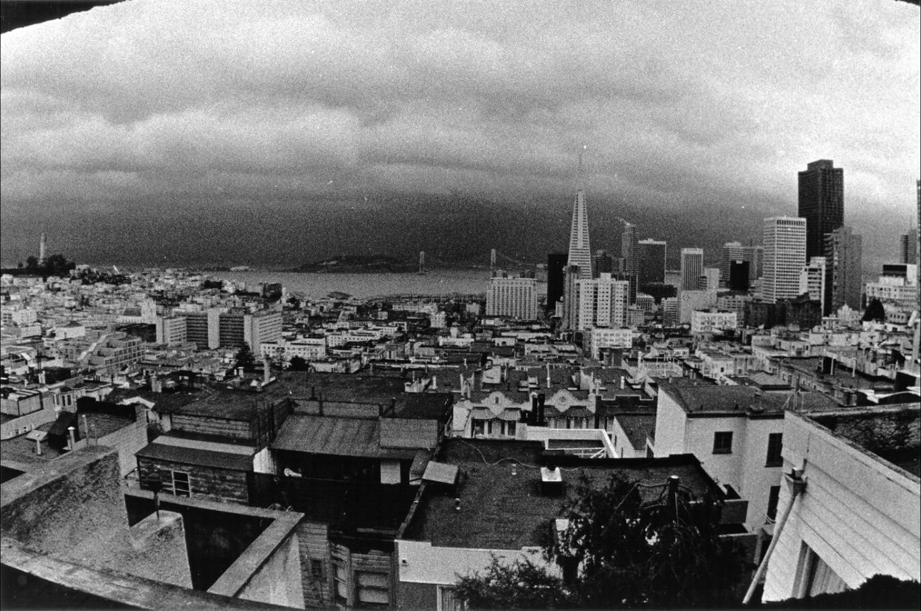 #163 View from Washington Street above Taylor, 1971.