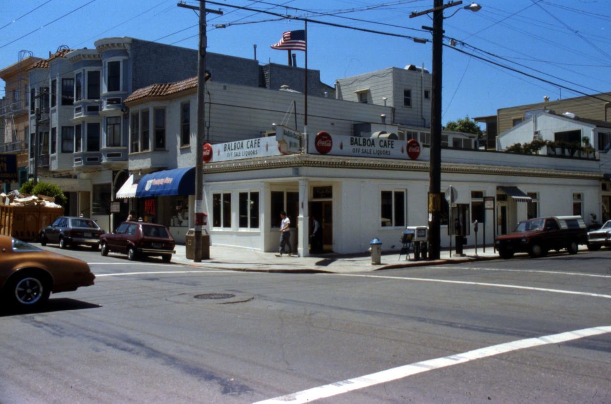 #19 Balboa Cafe, 3199 Fillmore, 1987.