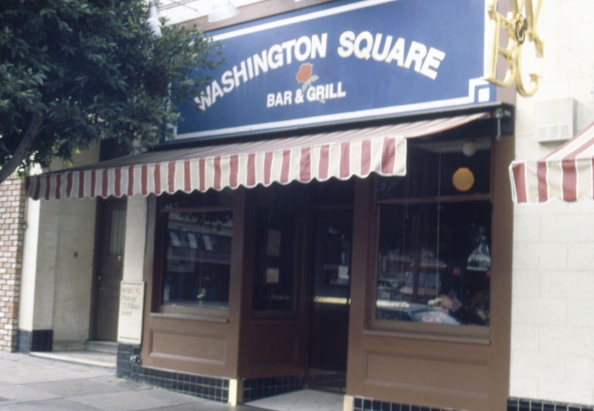 #72 Washington Square Bar and Grill, circa 1985.
