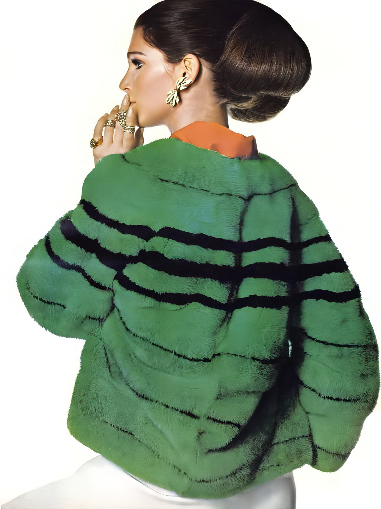 #24 Ann Turkel in a SAGA mink jacket by Reiss & Fabrizio, 1968.