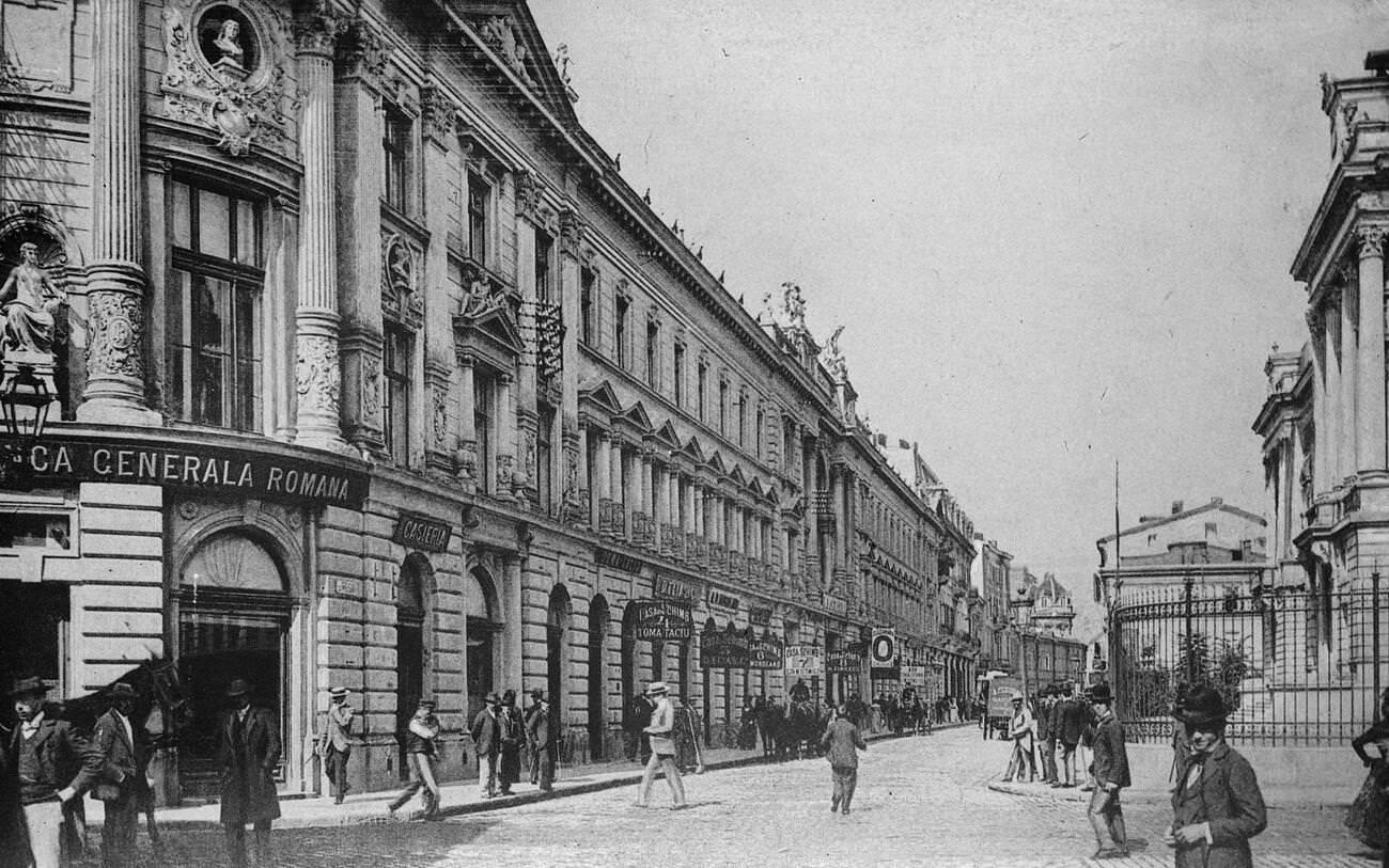 #31 Main business throughfare, Bucharest, 1928