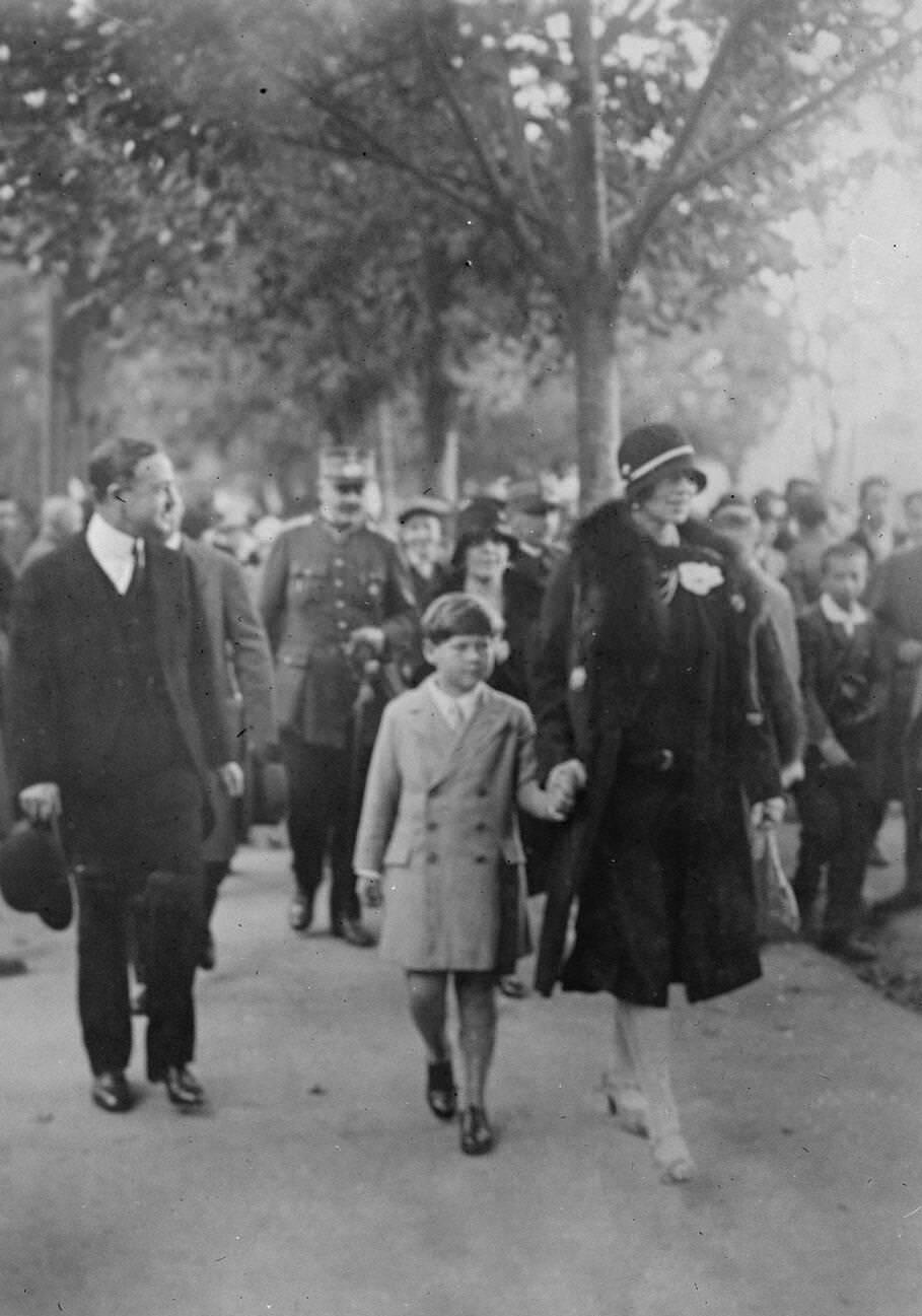 #37 Boy King Michael of Rumania opens new radio exhibition in Bucharest, 1928