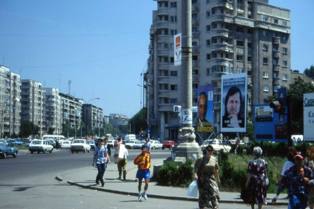 #18 Ilie Năstase’s election campaign in Bucharest, 1990s