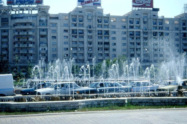 #20 Fountains along Bulevardul Unirii in Bucharest, 1990s