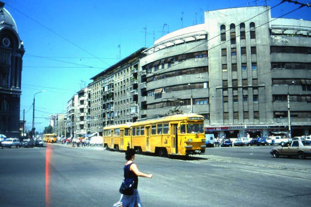 #25 Modern architecture in Calea Grivitei, Bucharest, 1990s