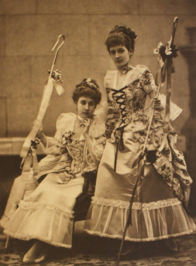 #21 The Ladies Churchill as Watteau shepherdesses.