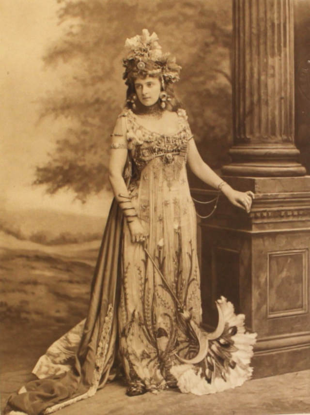 #27 The Hon Mrs Algernon Bourke as Salammbo the princess of Carthage in Flaubert’s novel.