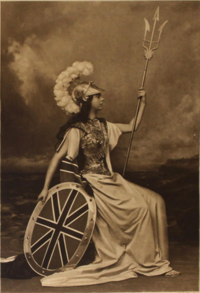 #29 Mrs Wolverton as Britannia.