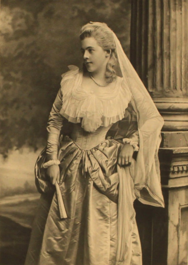 #37 Mrs Baillie as Mrs James Baillie from a Gainsborough portrait.
