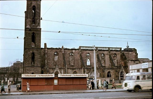 #2 Church in ruins in Dresden, 1960s