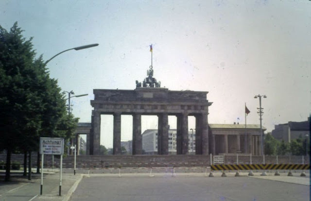 #72 The Brandenburg Gate in East Berlin, 1960s.