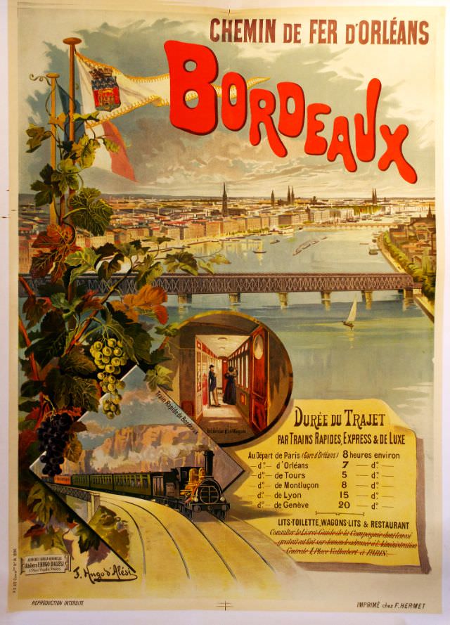 #13 Chemin de Fer d’Orléans, Bordeaux, circa 1890s