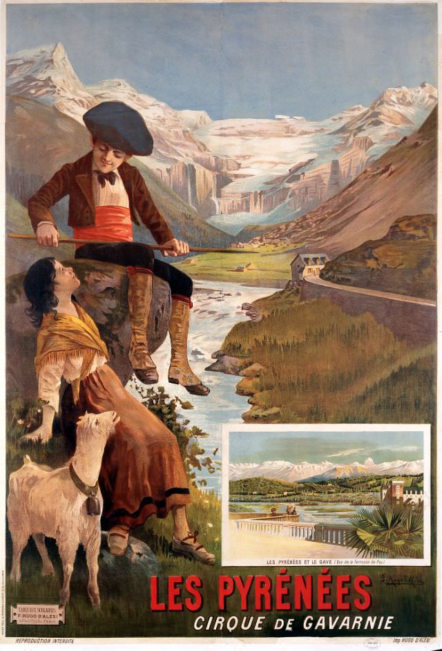 #26 Les Pyrénées, Cirque de Gavarnie, circa 1890s