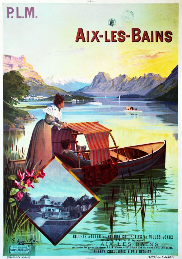 #2 P. L. M., Aix les Bains, 1889