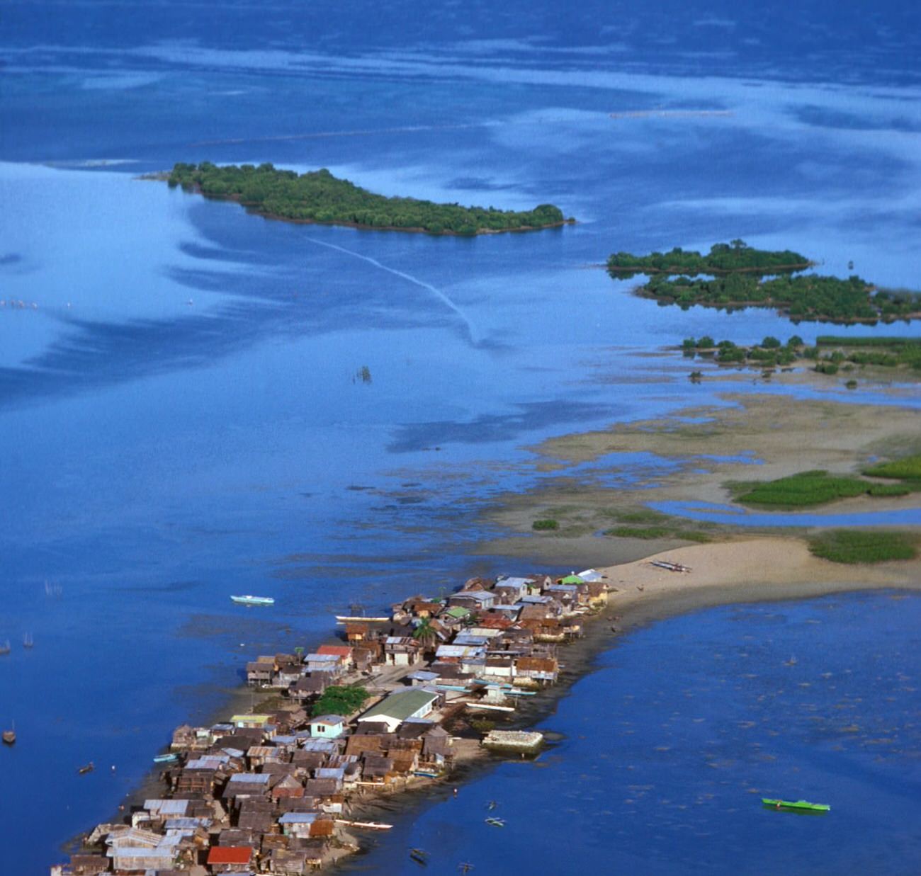 #47 A village in the Philippines archipelago photographed in April 1978.