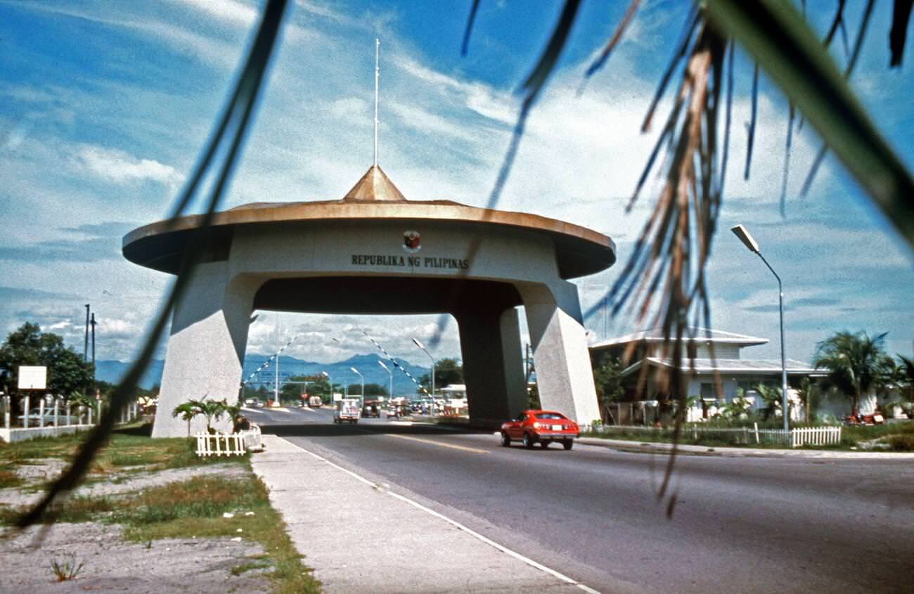 #9 The main gate of a base in 1979.