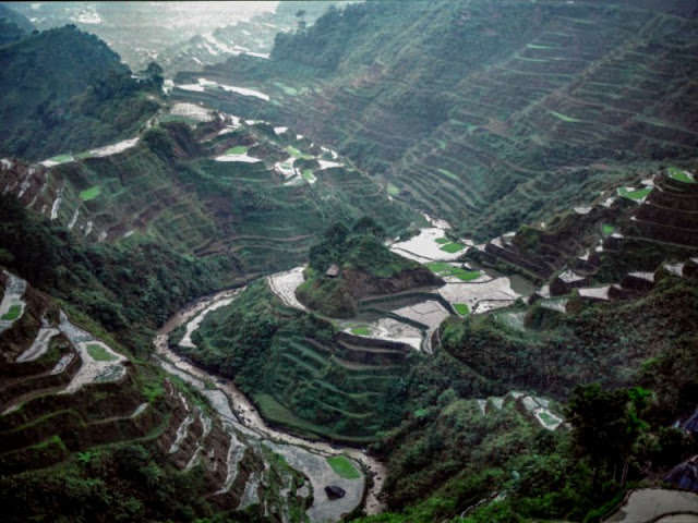 #3 The Banaue Rice Terraces in the Philippines, 1980.