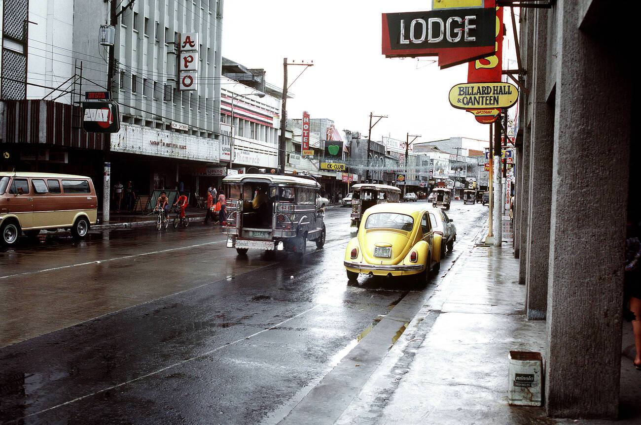 #42 Traffic in Olongapo, Philippines, 1981.