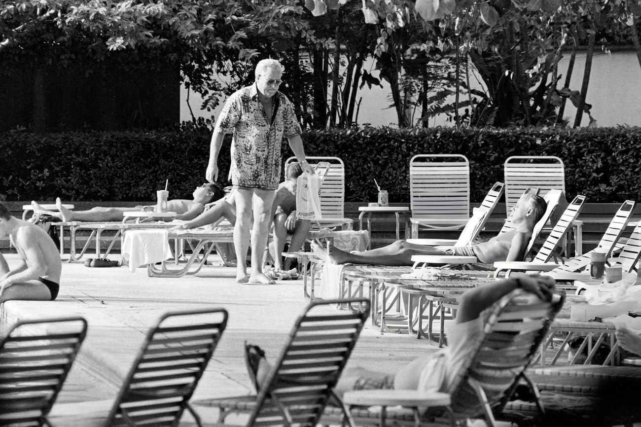 #68 Jean-Marie Le Pen photographed during a holiday in Manila, November 1986.