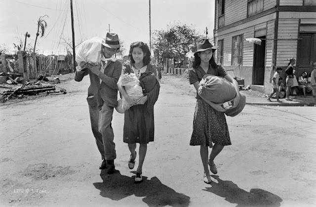 #12 Filipinos returning home after the Battle for Manila, March 1945