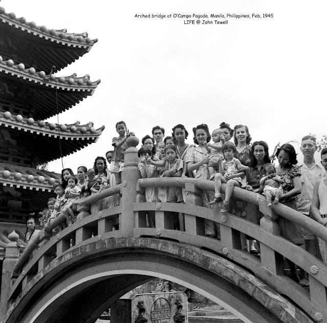 #4 Arched bridge at O’Campo Pagoda, Manila, Philippines, February 1945