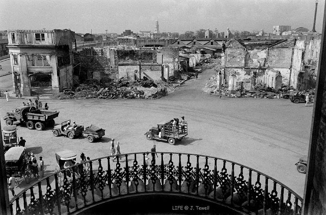 #65 View from Quiapo Church, Manila, Philippines, May 1945.