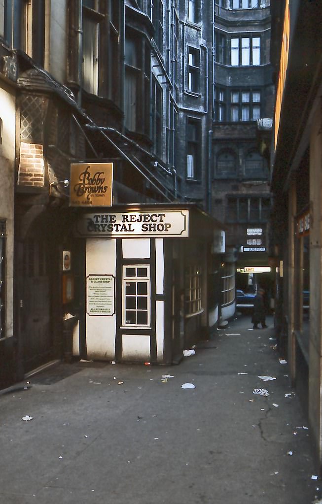 #66 Burlington Passage, Birmingham, 1980s.