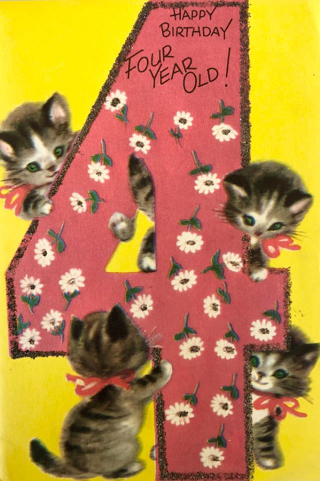 Happy Birthday Four Year Old