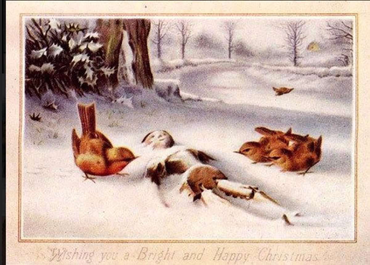Hilariously Bizarre Christmas Cards from the Victorian Era featuring Animals Artworks