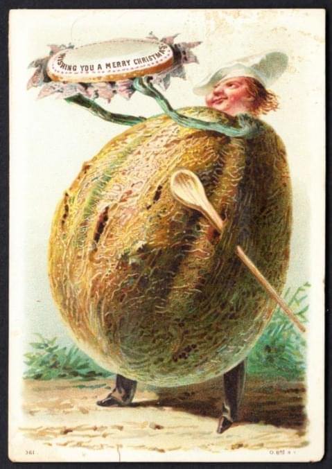 Hilariously Bizarre Christmas Cards from the Victorian Era featuring Animals Artworks