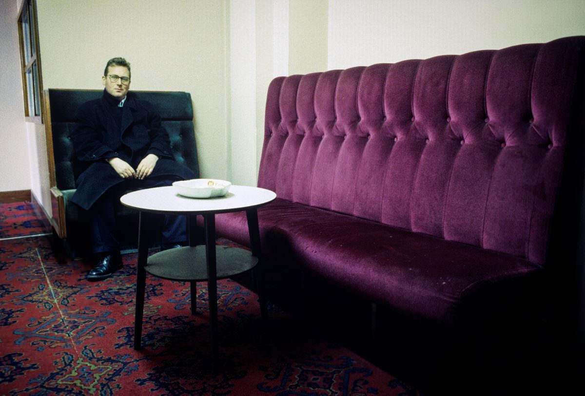 #14 The writer when he lived at the George Hotel.