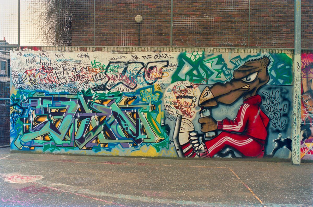 #35 Graffiti, Wornington Rd, North Kensington, Kensington & Chelsea, 1988