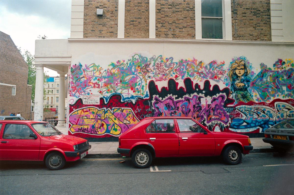 #40 Graffiti, Powis Terrace, Notting Hill, Kensington & Chelsea, 1987