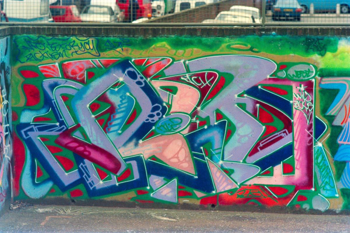 #47 Graffiti, Wornington Rd, North Kensington, Kensington & Chelsea, 1988