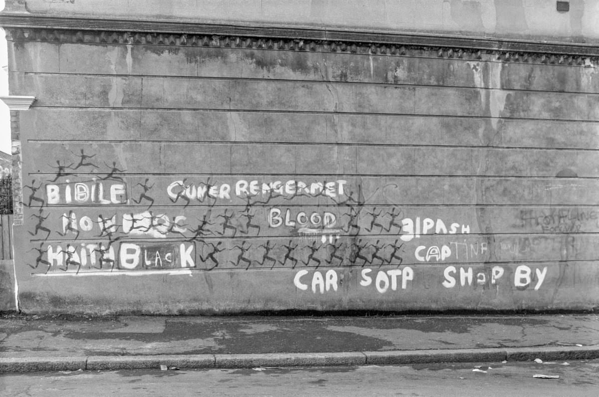 #49 Graffiti, Leander Rd, Brixton Hill, Lambeth, 1991
